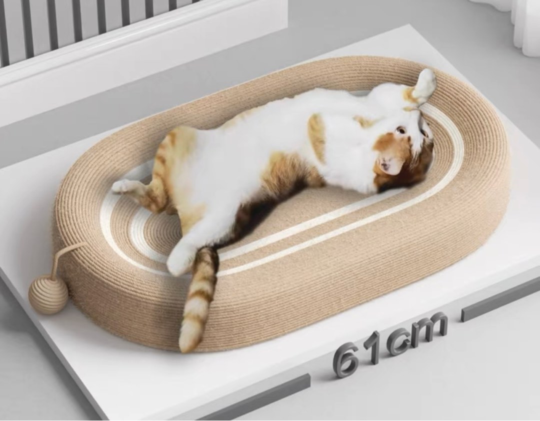 Cat scratching bed/board, Pet Supplies, Homes & Other Pet Accessories on Carousell