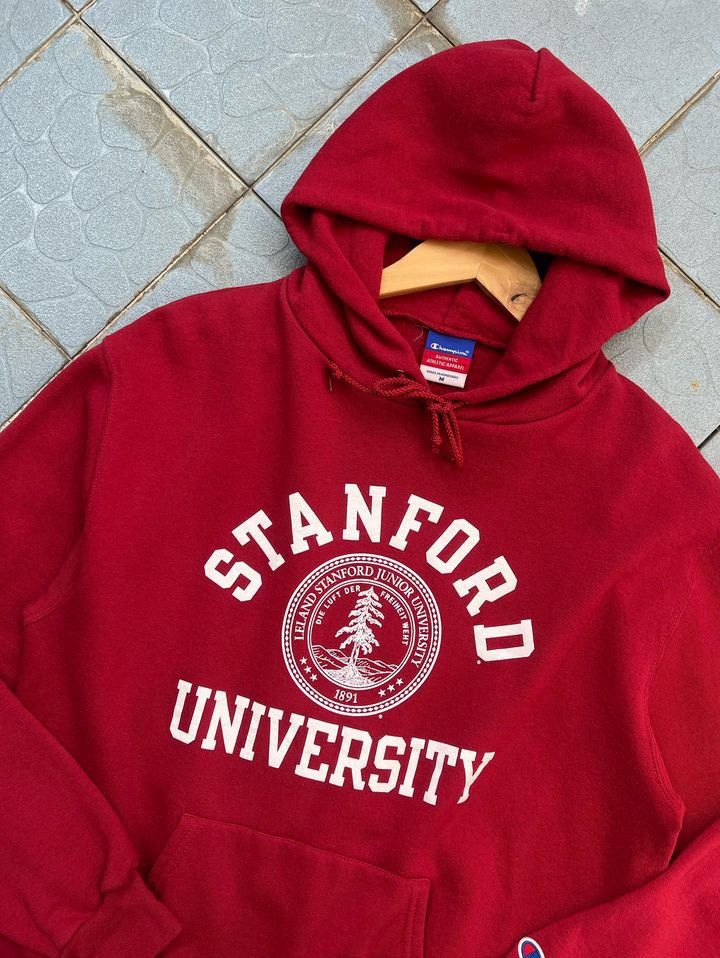 Champion Authentic X STANFORD UNI Hoodie Men s Fashion Tops