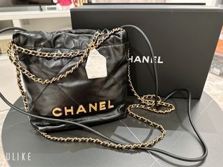 CHANEL 22 MINI PEARL (BLACK), Luxury, Bags & Wallets on Carousell