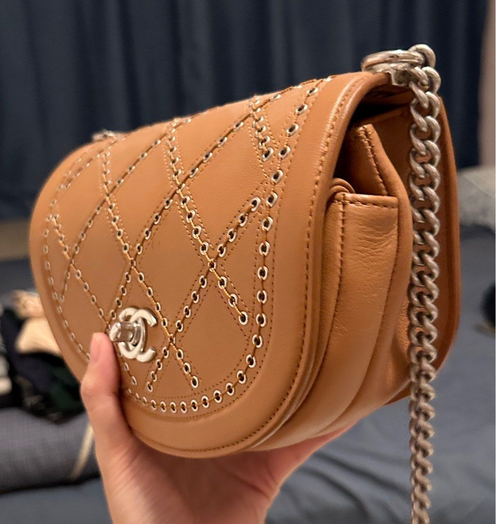 Chanel eyelet flap bag best sale