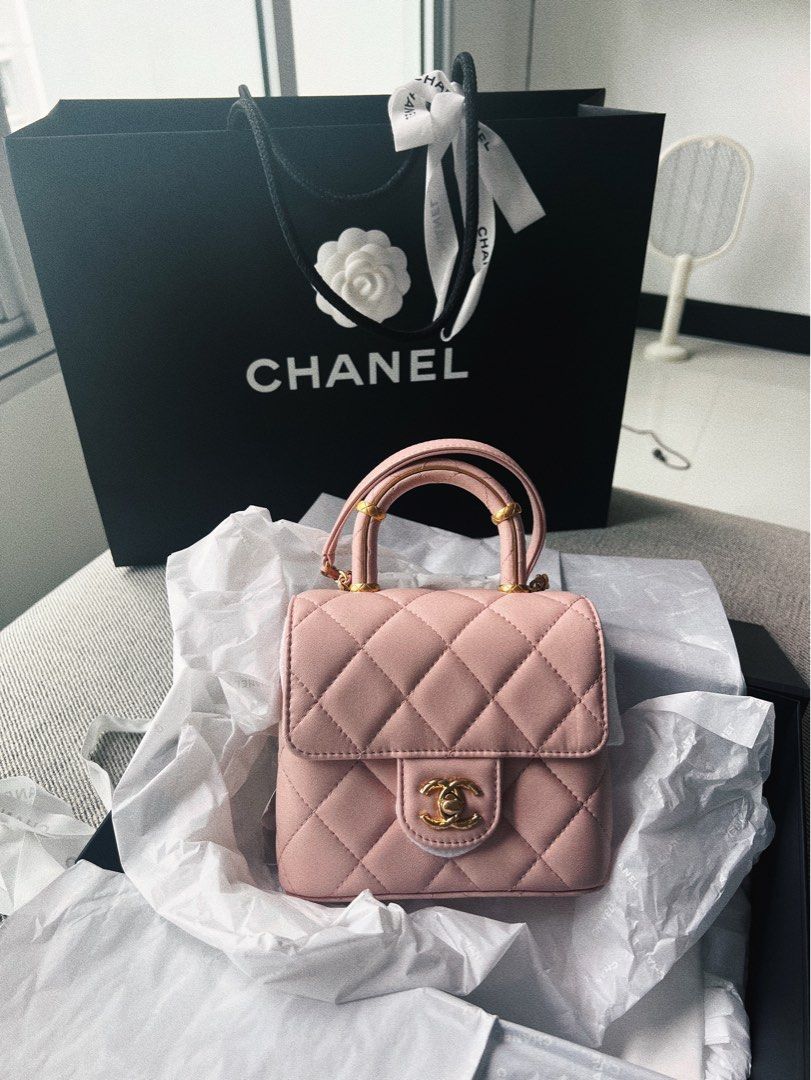 Chanel ring handle on sale bag