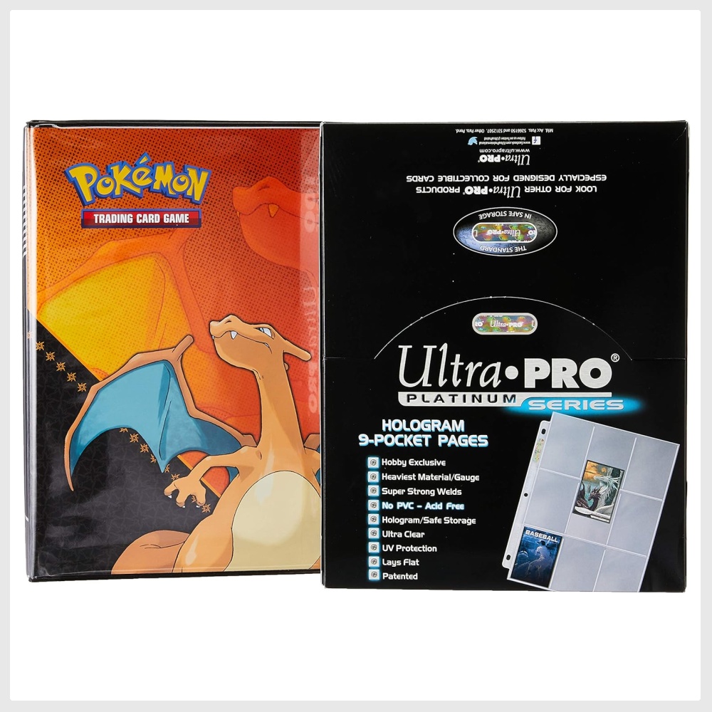 Pokemon Charizard Storage Case Book Binder 900 Plus Large