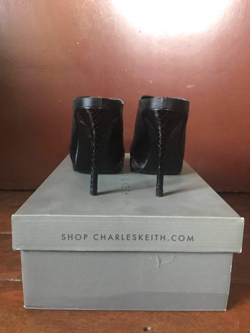 Charles & Keith formal satin heels (5) (Category: Heels) located in Quezon City. Submitted by jp_ii (Listing ID 1259803945, Image 3). Description: Heel height: 4 inches Upper material: satin fabric With box Modes of payment: Gcash, BPI.