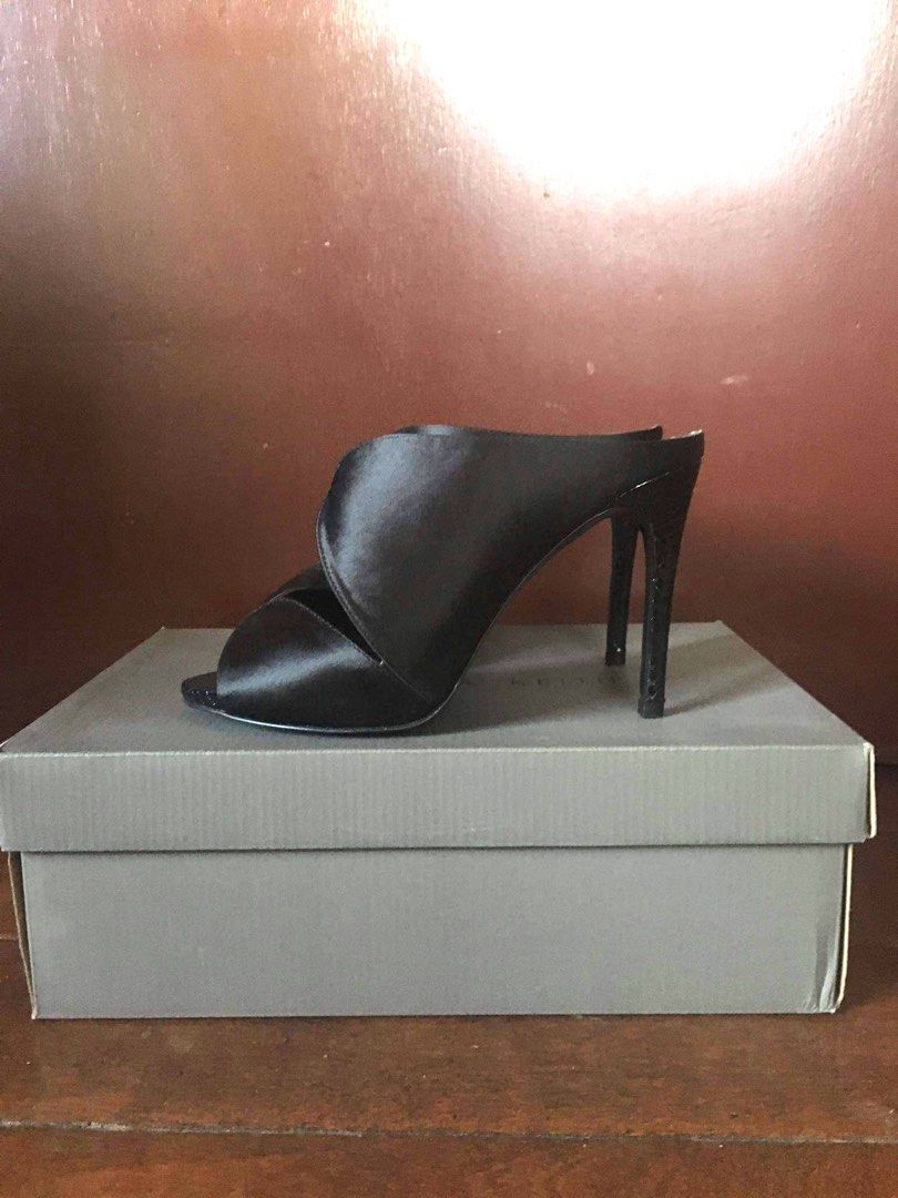 Charles & Keith formal satin heels (5) (Category: Heels) located in Quezon City. Submitted by jp_ii (Listing ID 1259803945, Image 2). Description: Heel height: 4 inches Upper material: satin fabric With box Modes of payment: Gcash, BPI.
