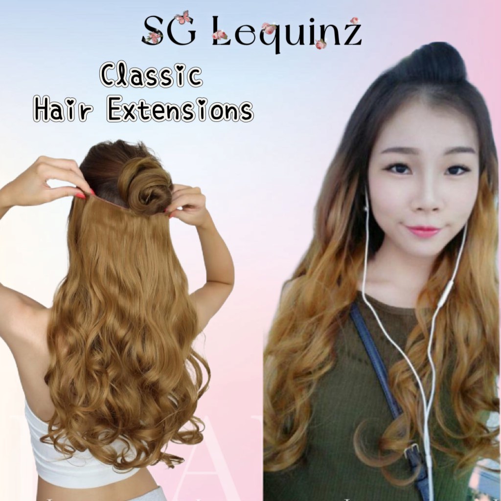 Classic Clip In Hair Extensions Caramel Gold 27