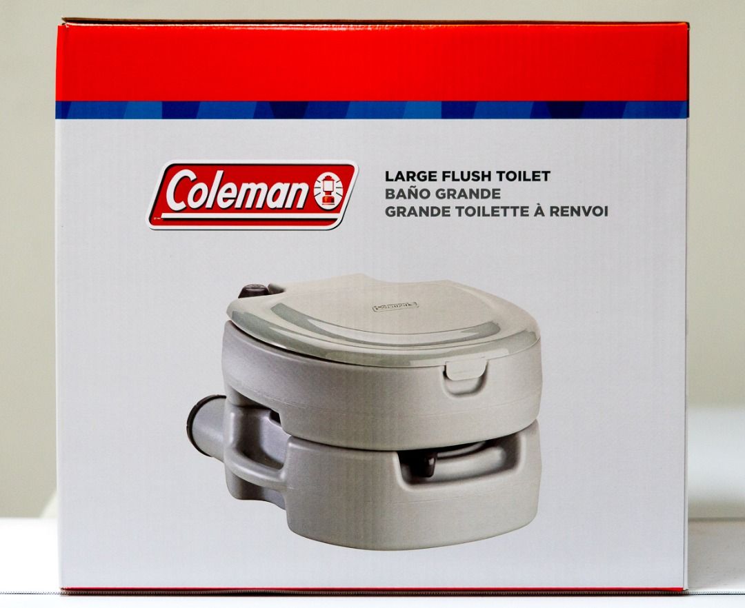 Coleman Portable Camping Flush Toilet, Hobbies & Toys, Travel, Travel