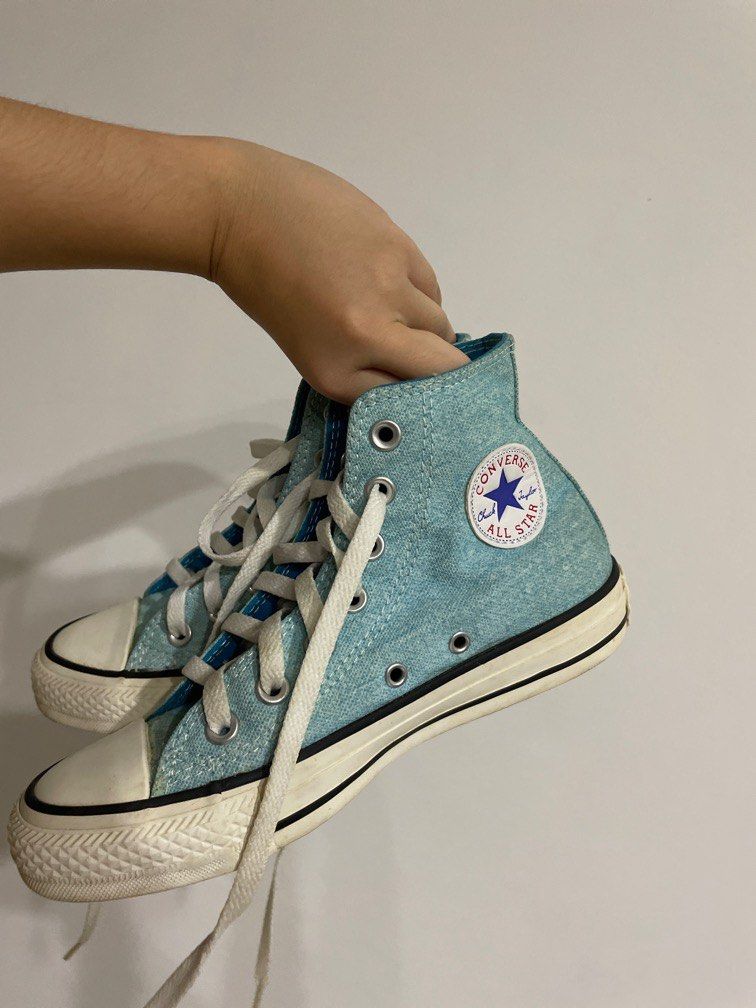 Turquoise blue converse hot sale