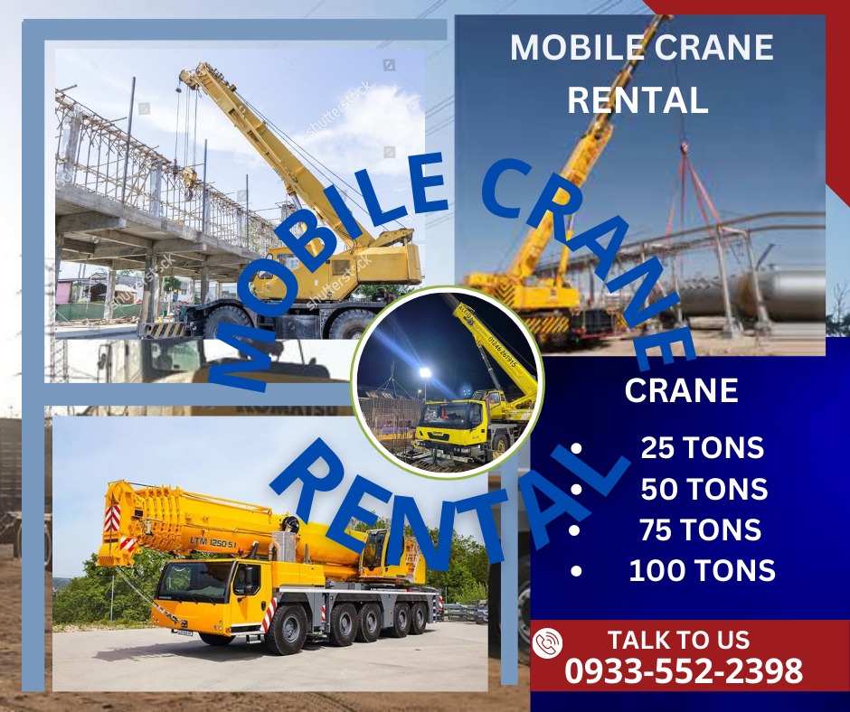 Crane for rent Crane for rental Mobile crane for rent, Commercial