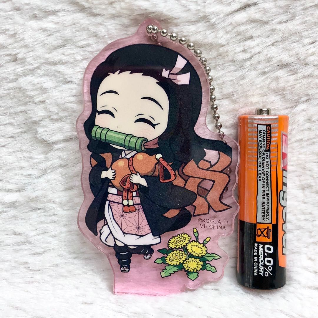 Demon Slayer Acrylic Keychain Nezuko Kamado Anime Merch Japan