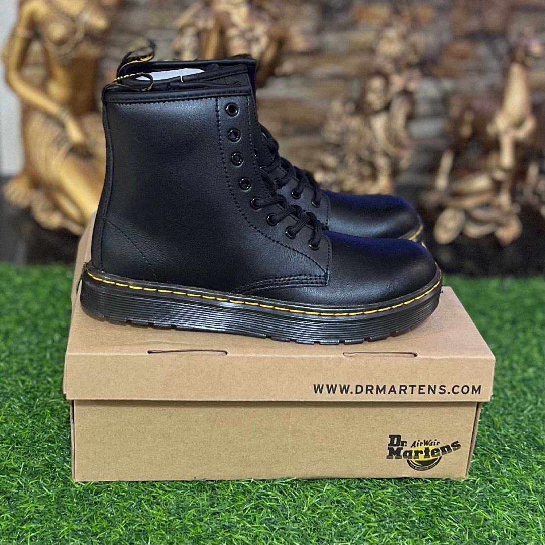 Dr Martens Zavala Patent Lamper Boot Black