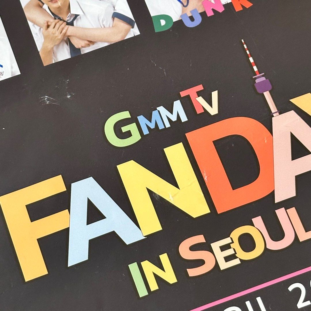 EarthMix JoongDunk 親簽海報   GMMTV Fanday in Seoul, 興趣及遊戲