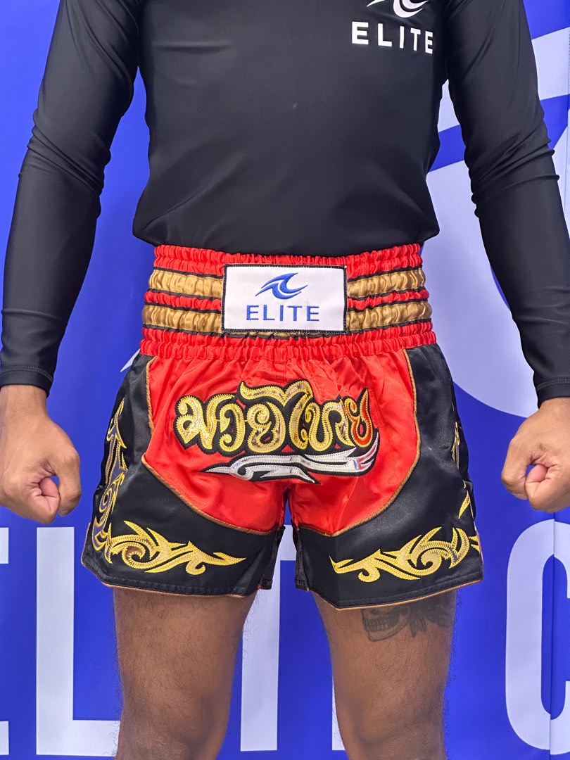 Red online elite shorts