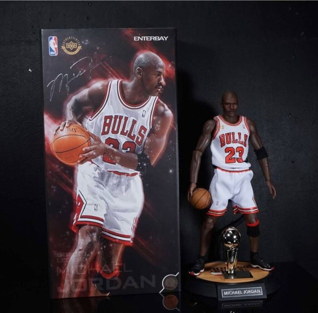Enterbay - 1/6 Scale - NBA Collection - Michael Jordan (Series 2) #23 Black  Jersey Limited Edition Collectible Figure