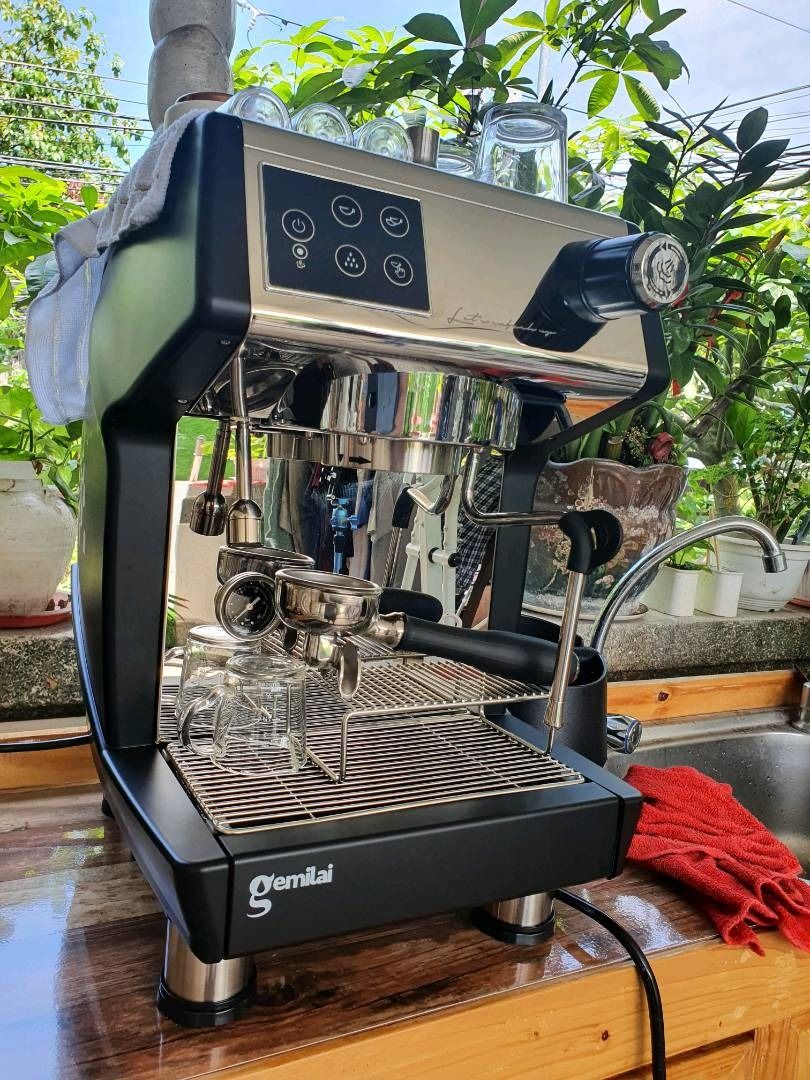 *EPA-03 3200D GEMILAI ESPRESSO MACHINE (Category: Coffee Machines & Makers) located in Taguig. Submitted by mgracelim38484 (Listing ID 1259837529, Image 2). Description: * ESPRESSO STAINLESS MACHINE *MODEL: CRM 3200D * DUAL BOILER . *Coffee machine principle: pump pressure type. *Capacity: 20 cups or more *Rated power: 29650W *Weight: 15kg/ 18.5 kg *Voltage: 220V/50Hz *Body material: stainless steel *Size L x W x H = 490 x 400 x 560 mm . * COLOR:
