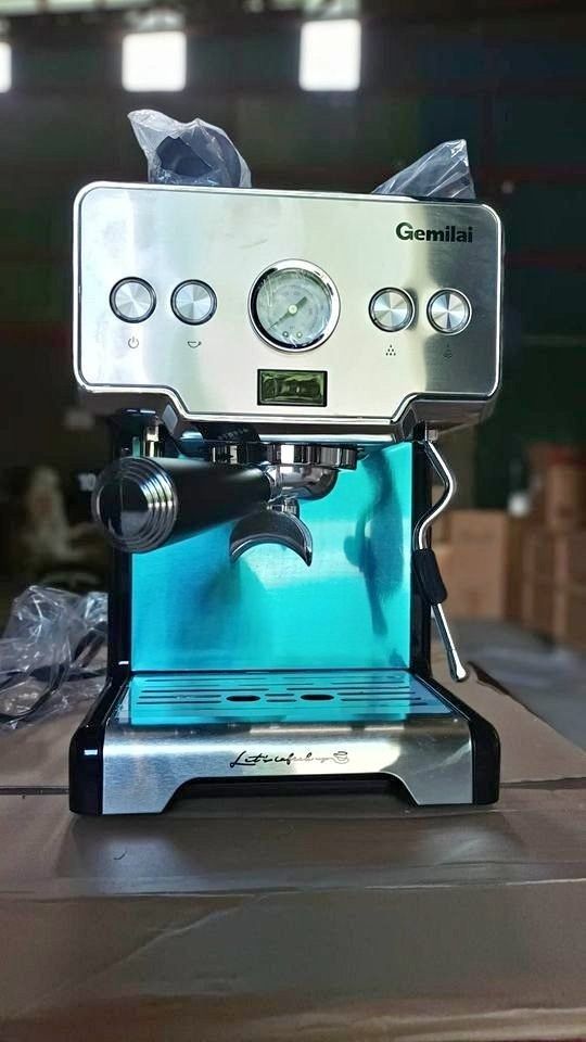 EPA-05 GEMILAI COFFEE MACHINE WITH GRINDER (SALE) (Category: Coffee Machines & Makers) located in Taguig. Submitted by mgracelim38484 (Listing ID 1259836183, Image 2). Description: NEW ARRIVAL STOCKS! 😍 GRAND SALE SALE ‼️ We have Discount if you will purchase 5-10pcs units. What are you waiting for? GET YOURS NOW😍📢 SPECIFICATION: -CRM3605 semi-automatic household espresso machine,double boiler steam milk froth -Coffee machine type: semi-automa