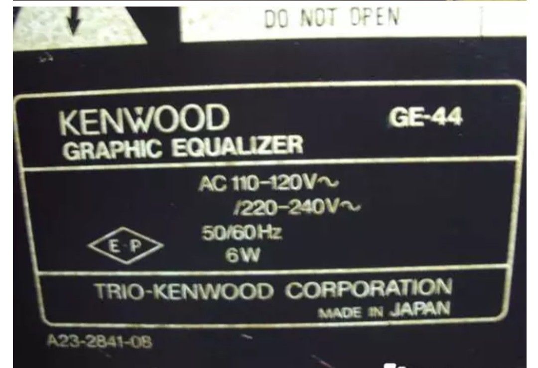 Equalizer Kenwood GE 44, Elektronik, Audio di Carousell