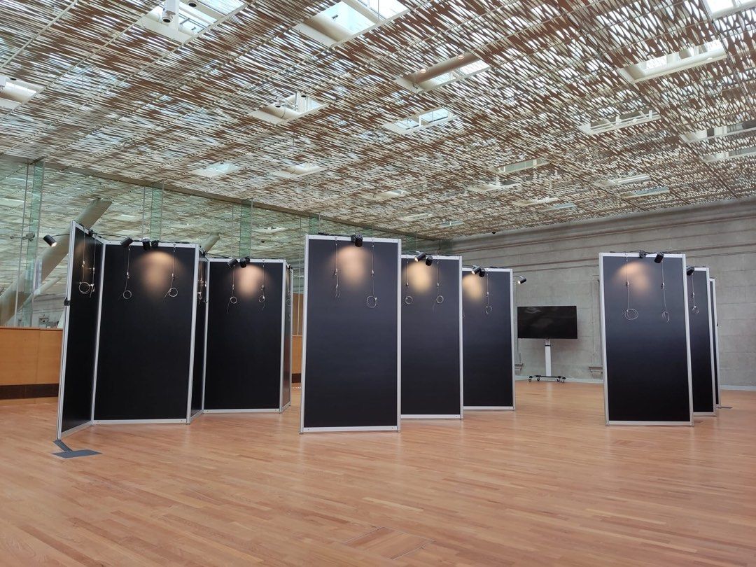 Curated visual reference: Visual Reference: Exhibition Panel For Rent Art Gallery Expo Lifestyle Services Event