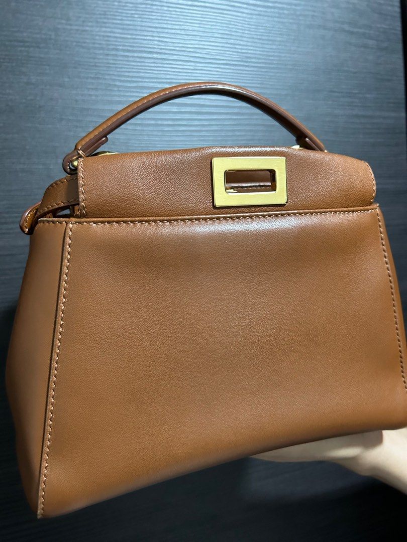 Fendi peekaboo tan outlet