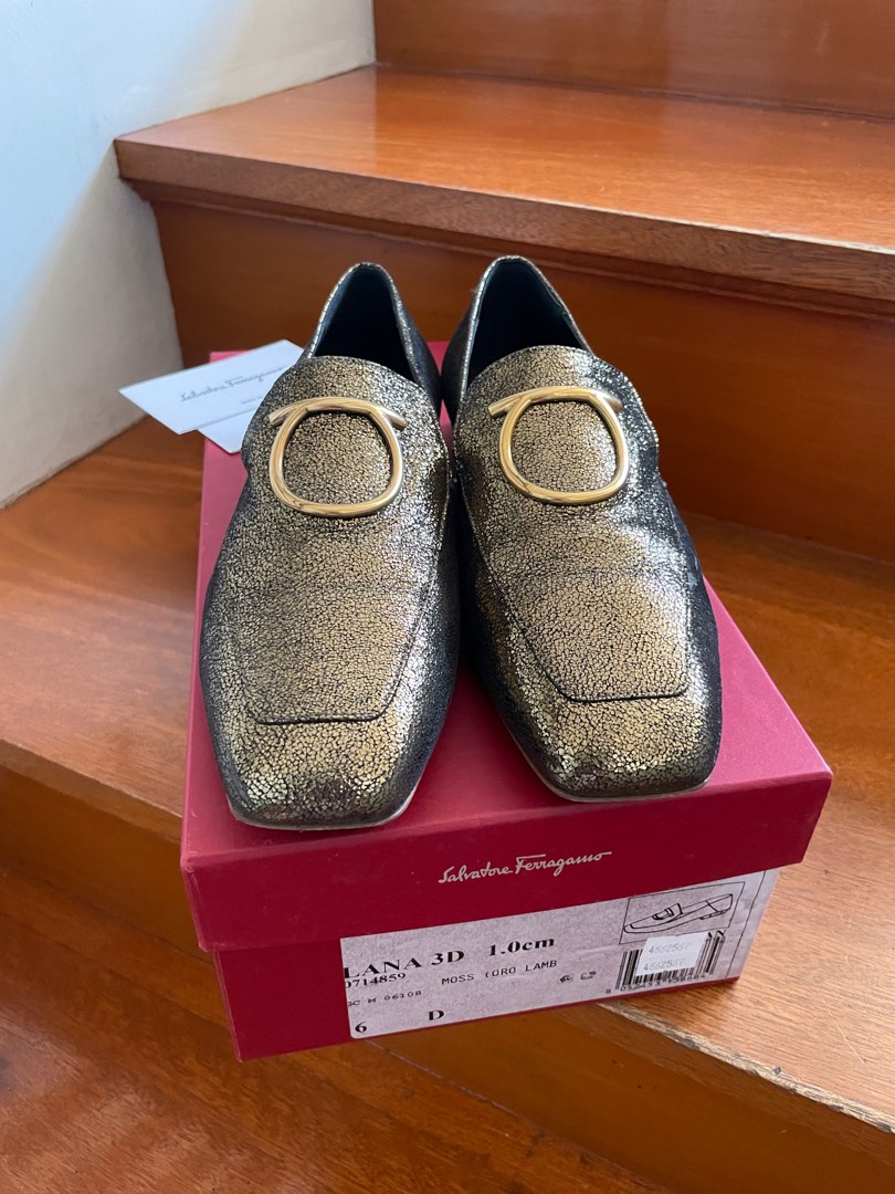 Ferragamo mirror sales heel loafer