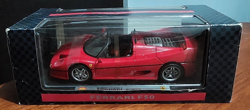Ferrari F50 1995 with Original Box, Hobbies & Toys, Memorabilia ...