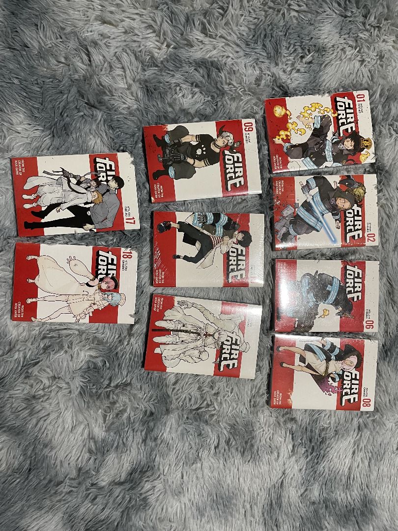 Fire Force (Category: Comics & Manga) located in Quezon City. Submitted by uno2345 (Listing ID 1259915789, Image 1). Description: • Brand New and Sealed • Selling each volume for 400 or take the whole set for 3,500 PM nalang if anyone is interested, I'd prefer meet ups for the transaction, for the security and peace of mind of both the buyer and the seller, para ma check nyo na din yung item. Payment through Gcash, PayMaya (Preferred), Bank trans