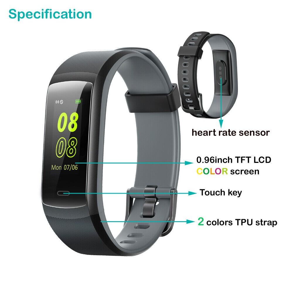 Fitness tracker with body temperature sensor top