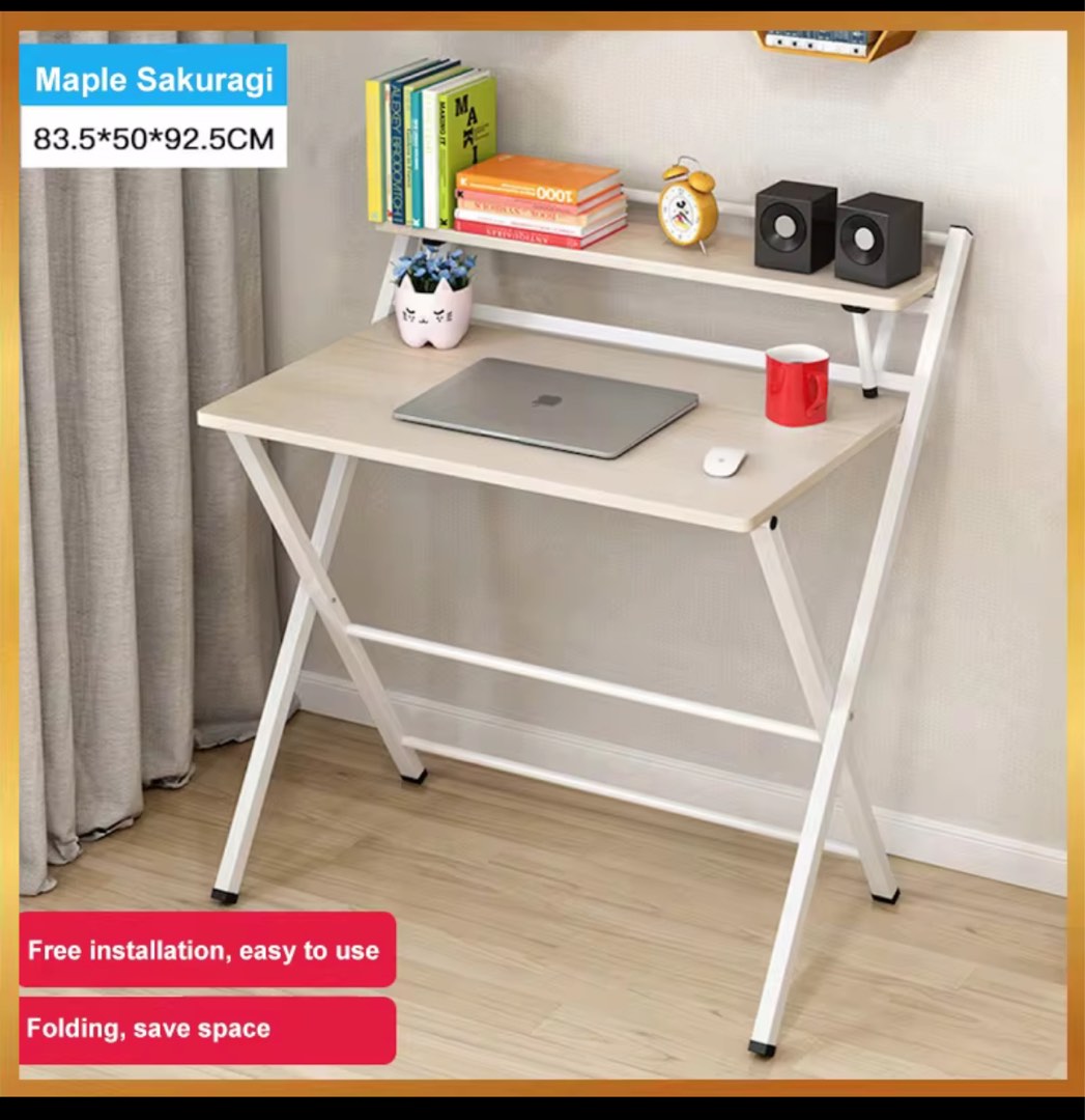 Foldable Study Table desk, Furniture & Home Living, Furniture, Tables