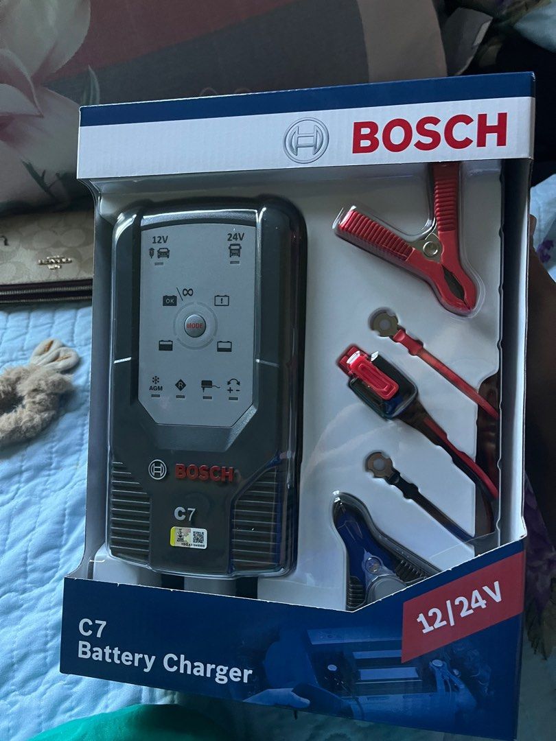 FREE POS) Bosch C7 Battery Charger for Medium - Heavy Vehicles, TV & Home  Appliances, Other Home Appliances on Carousell