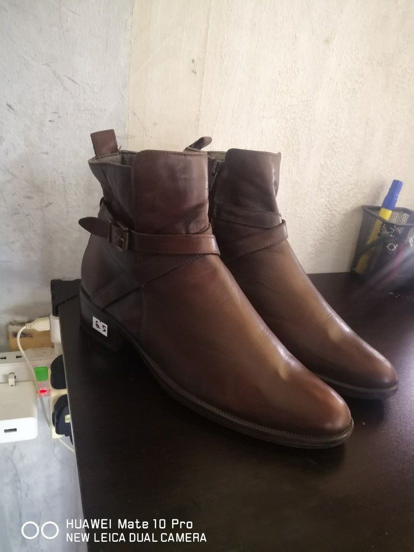 Ecco saunter mid top cut boot