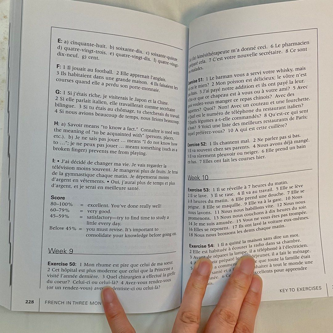 French in 3 Months 3個月內學法語, 興趣及遊戲, 書本 & 文具, 教科書 Carousell