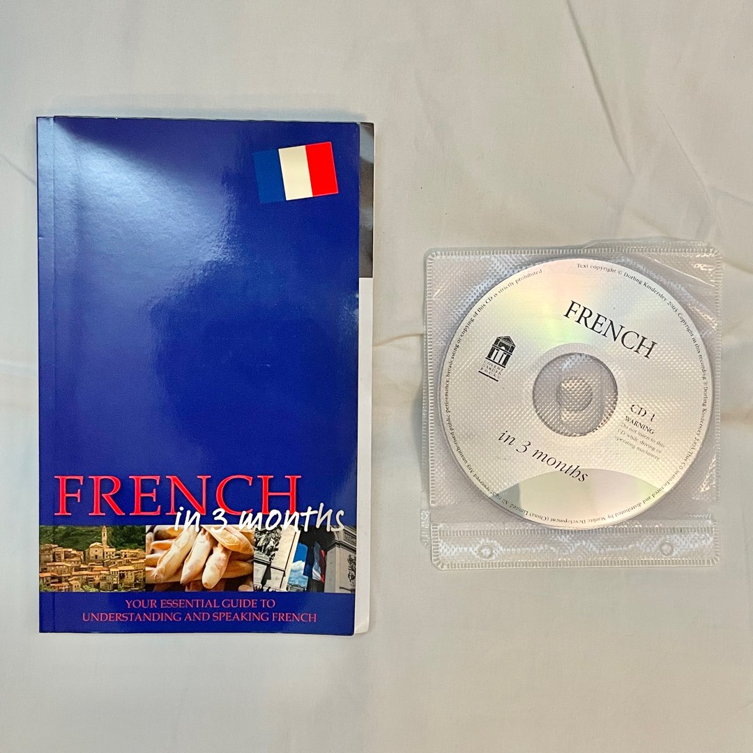 French in 3 Months 3個月內學法語, 興趣及遊戲, 書本 & 文具, 教科書 Carousell