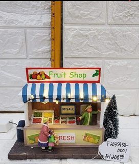 Fruit Shop Christmas Village accessory