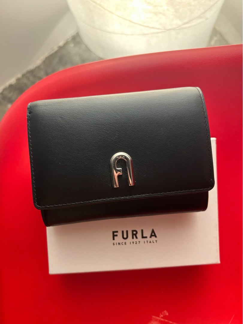 Furla Moon Compact tri-fold Wallet M, Women's Fashion, Bags