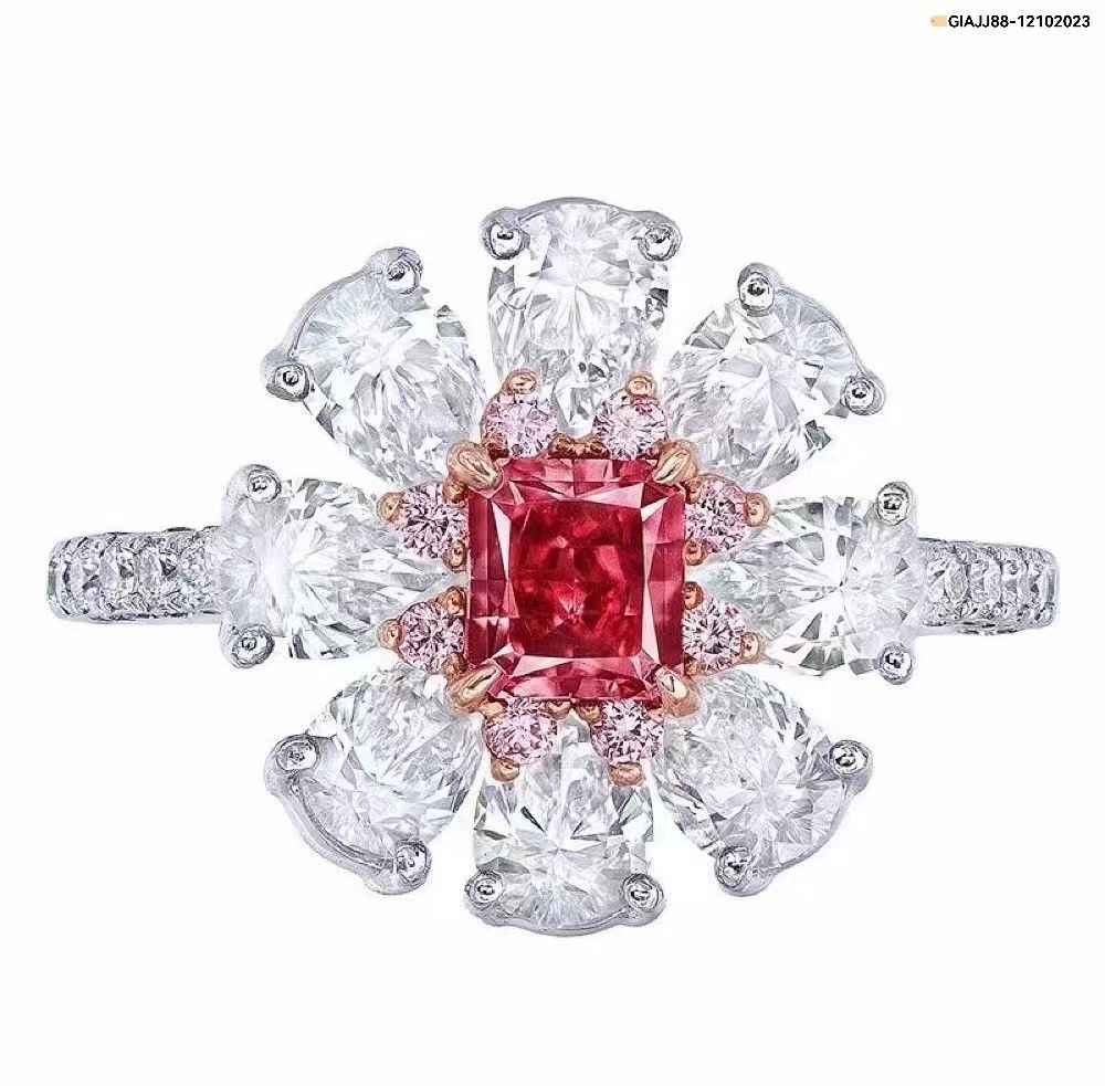 Gia cheap red diamond