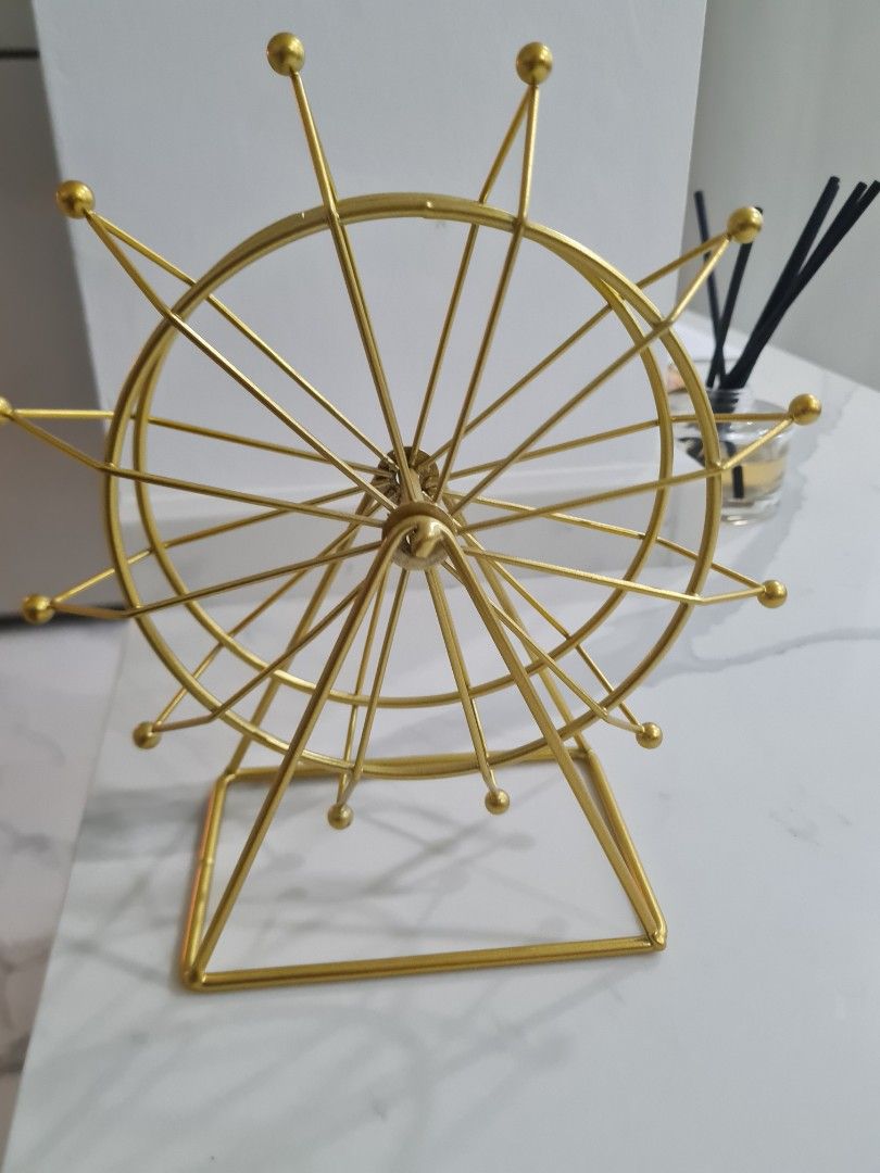 Gold Windmill Decor, Furniture & Home Living, Home Decor, Other Home ...