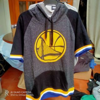 Golden State Warriors Adidas Authentic Shooting Hoodie Team Issued