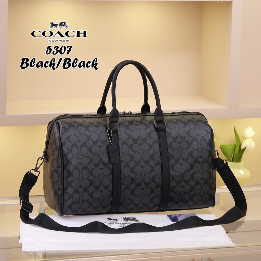 Coach duffle bag shop signature