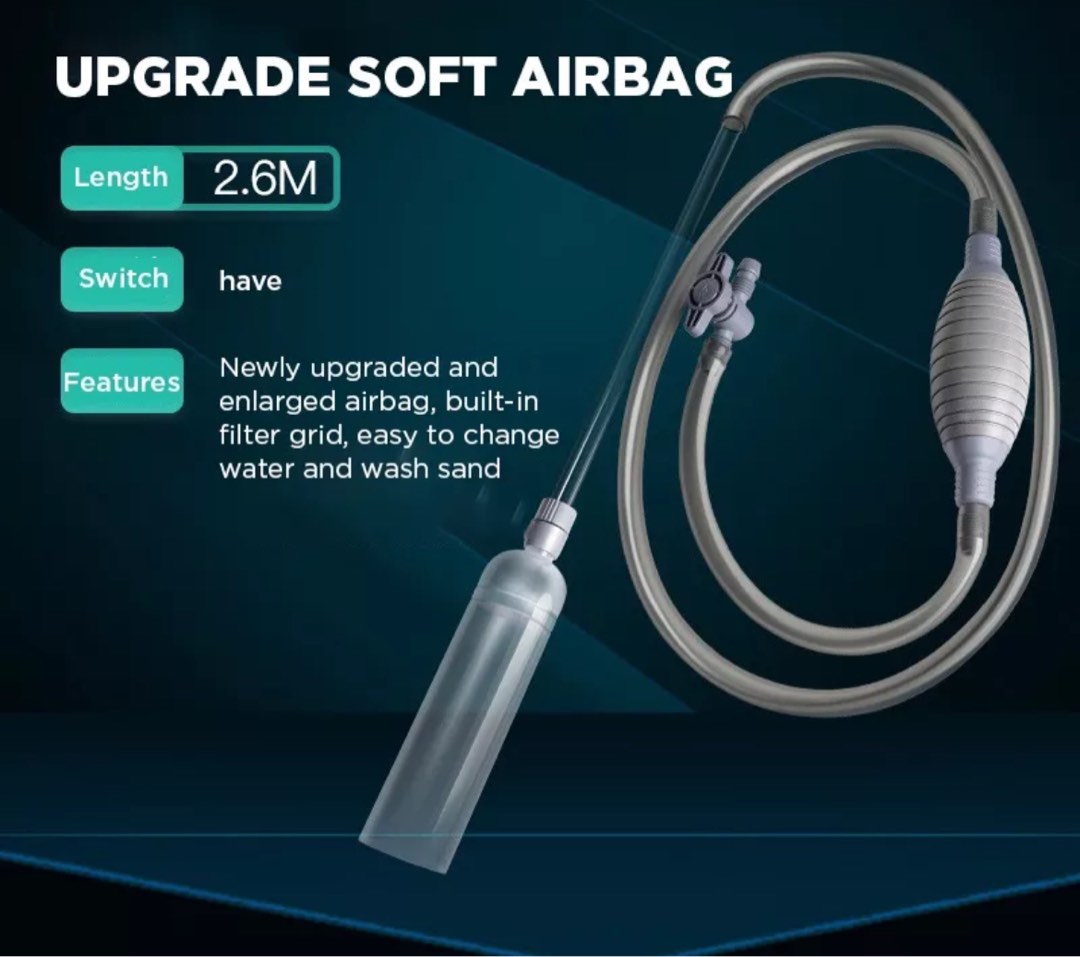 Gravel Vacuum 2.6m, Pet Supplies, Homes & Other Pet Accessories on