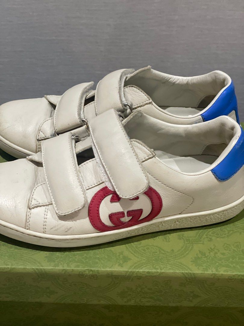 Gucci white canvas shoes new arrivals