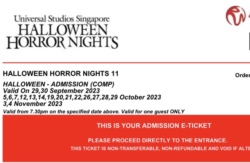 halloween horror nights 2023 tickets, Tickets & Vouchers, Event Tickets
