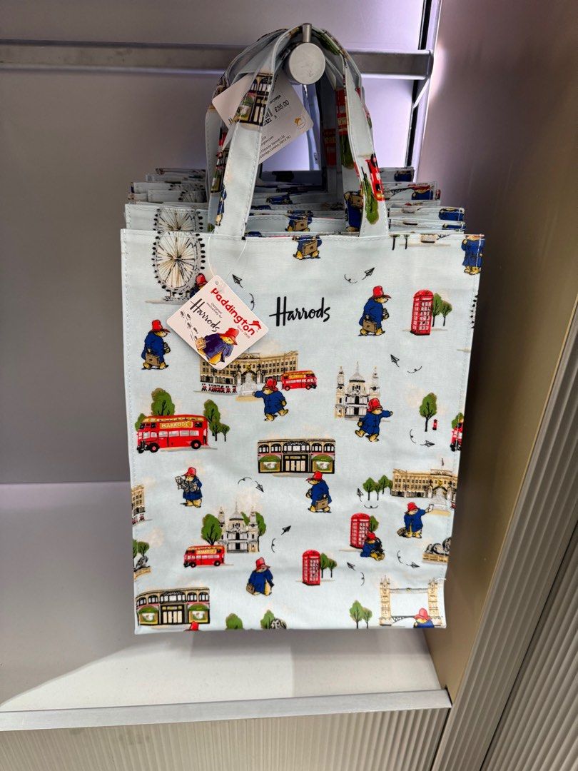 Harrods Bag Paddington Bear x Harrods x Harrods Tote Bags Carousell