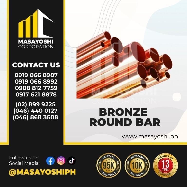 Hollow Round Bar Bronze Round Bar Shafting Bar Metal Steel