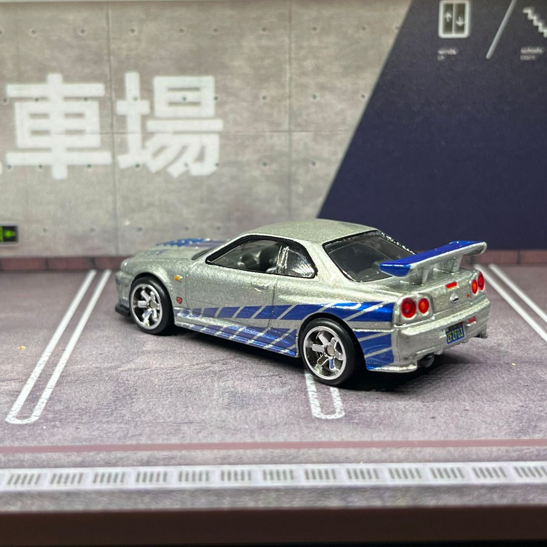 Hot Wheels Nissan Skyline GT-R R34 Premium Fast & Furious, Hobbies & Toys,  Toys & Games on Carousell