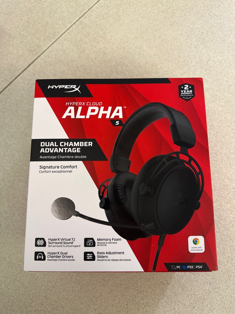 Hyperx cloud hotsell alpha s box