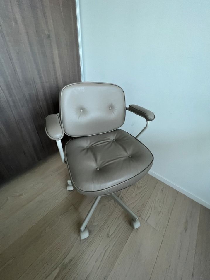 IKEA Alefjaell Office Chair Grann Beige slightly used only Furniture Home Living Furniture Chairs on Carousell