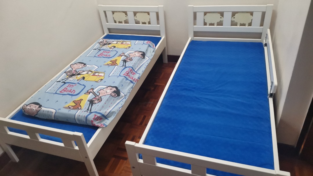 ikea bed frame with Matteres, Babies & Kids, Baby Nursery & Kids