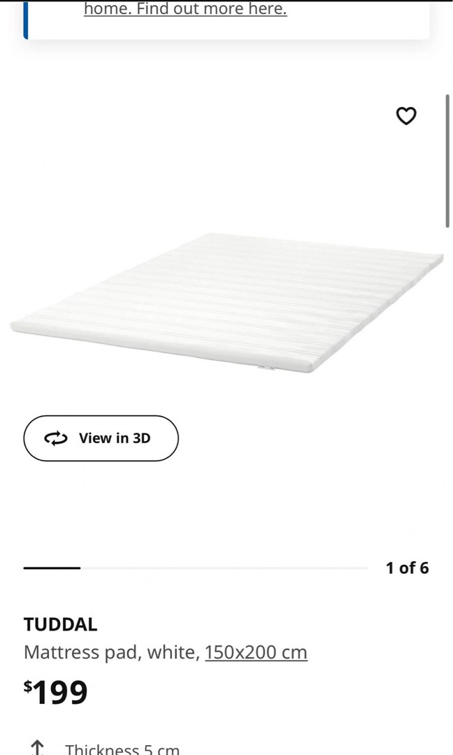 IKEA Mattress Queen Size, Furniture & Home Living, Furniture, Bed