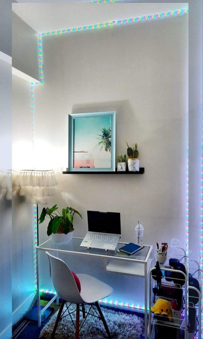 White Table (Work Table, Home Office table, Display Table, Glass table