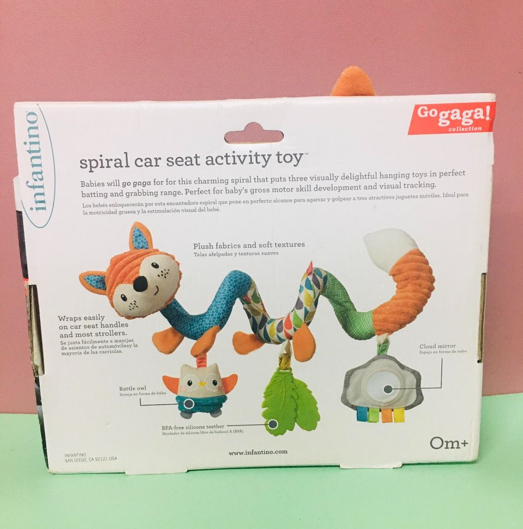 Infantino gaga spiral car seat activity toy sales