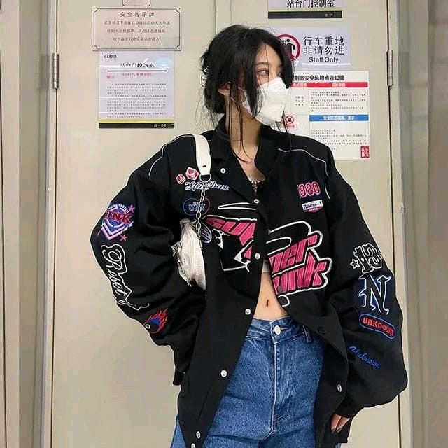 Jaket oversize hot sale